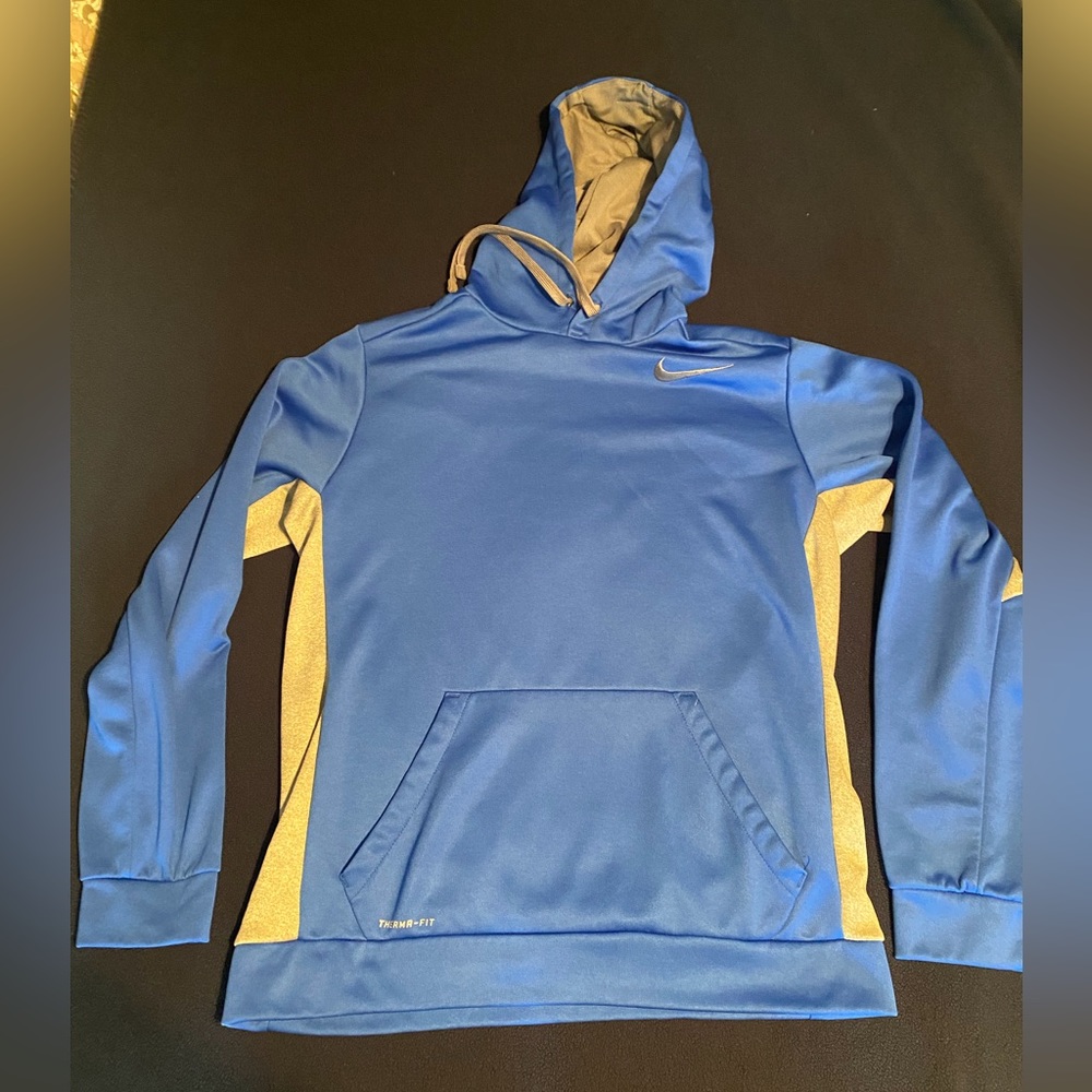 Nike hoodie Blue with silver accents